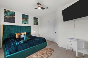 2 chambres, fer et planche Ă repasser, Wi-Fi, draps fournis
