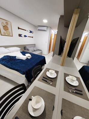 Premium Studio, City View | Living area - Flat Ofurô 12 VP by La Playa (Ipojuca)