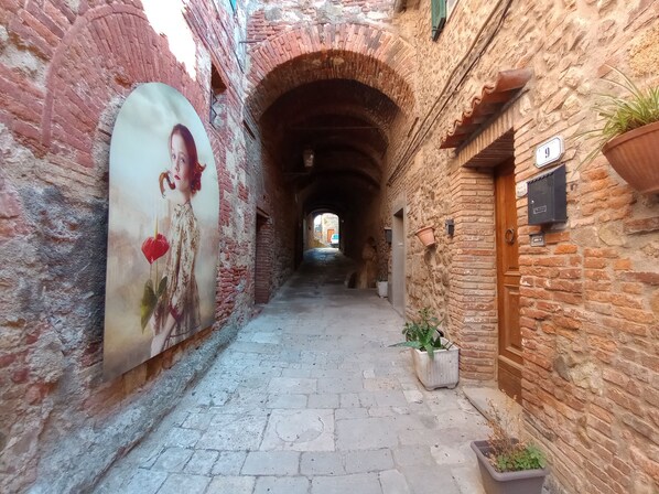 Property grounds - Casa Politi Tuscany spacious boutique villa central location 7bedroom 4bathroom (Chiusdino)