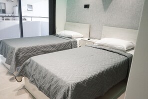 2 室のベッドルーム、アイロン / アイロン台、WiFi、ベッドシーツ