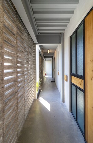Interior entrance