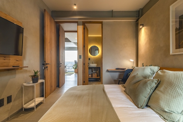 Apartment, 2 Bedrooms, Terrace | Down comforters, minibar, in-room safe, individually decorated