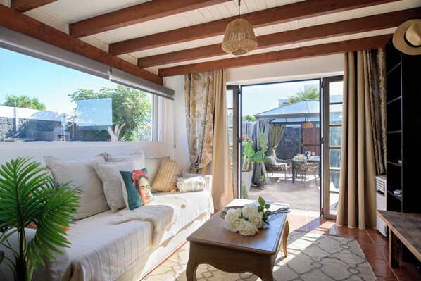 Villa | Living area | TV - Boutique Boho Glam Villa With Private Pool (Yaiza)