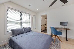2 Schlafzimmer, Schreibtisch, WLAN, Bettwäsche