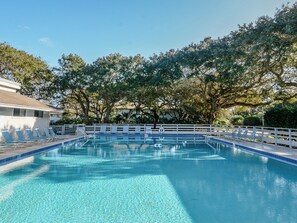 Una piscina climatizada