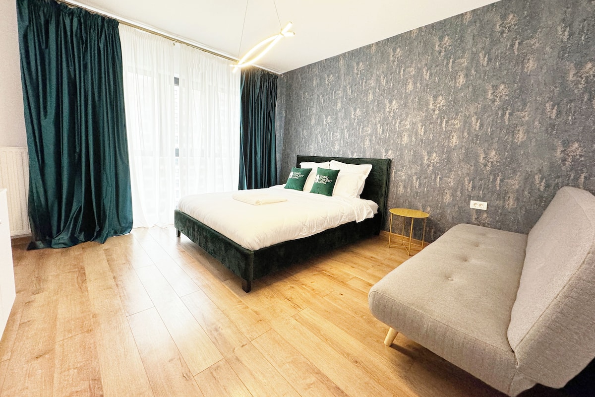 Superior Studio | Individually decorated, individually furnished, blackout drapes