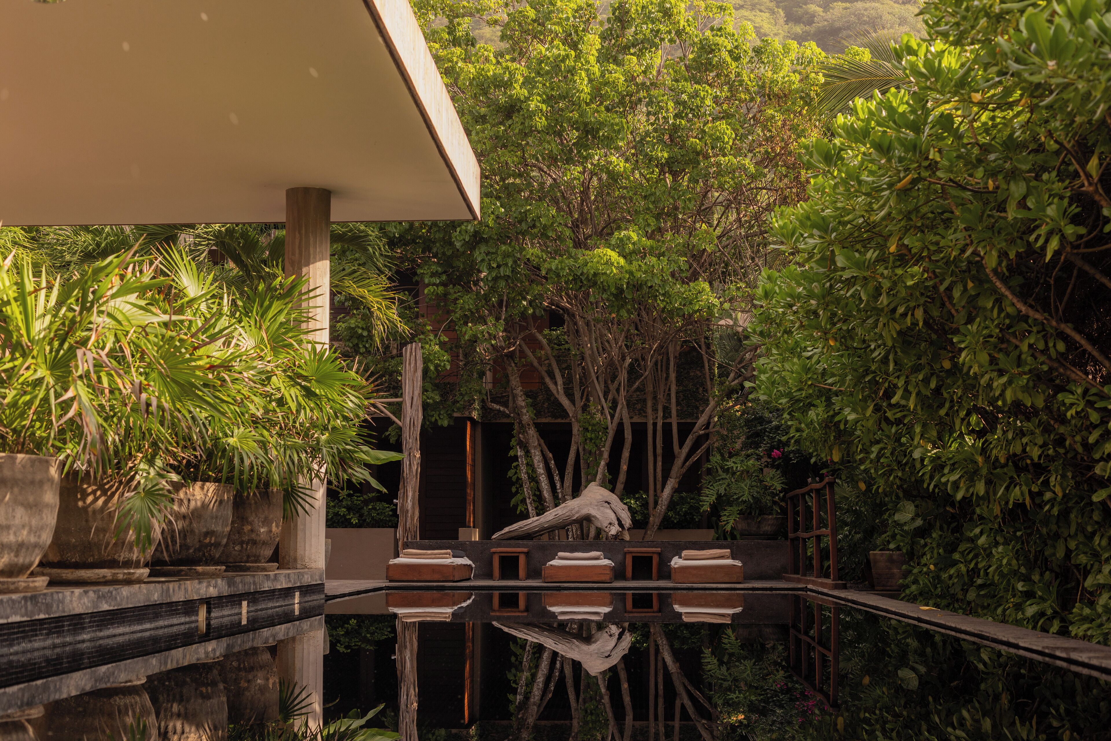 Alberca al aire libre 