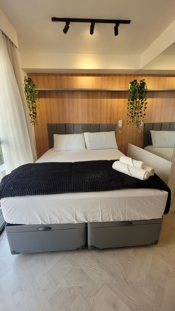 1 Schlafzimmer, Bügeleisen/Bügelbrett, WLAN, Bettwäsche