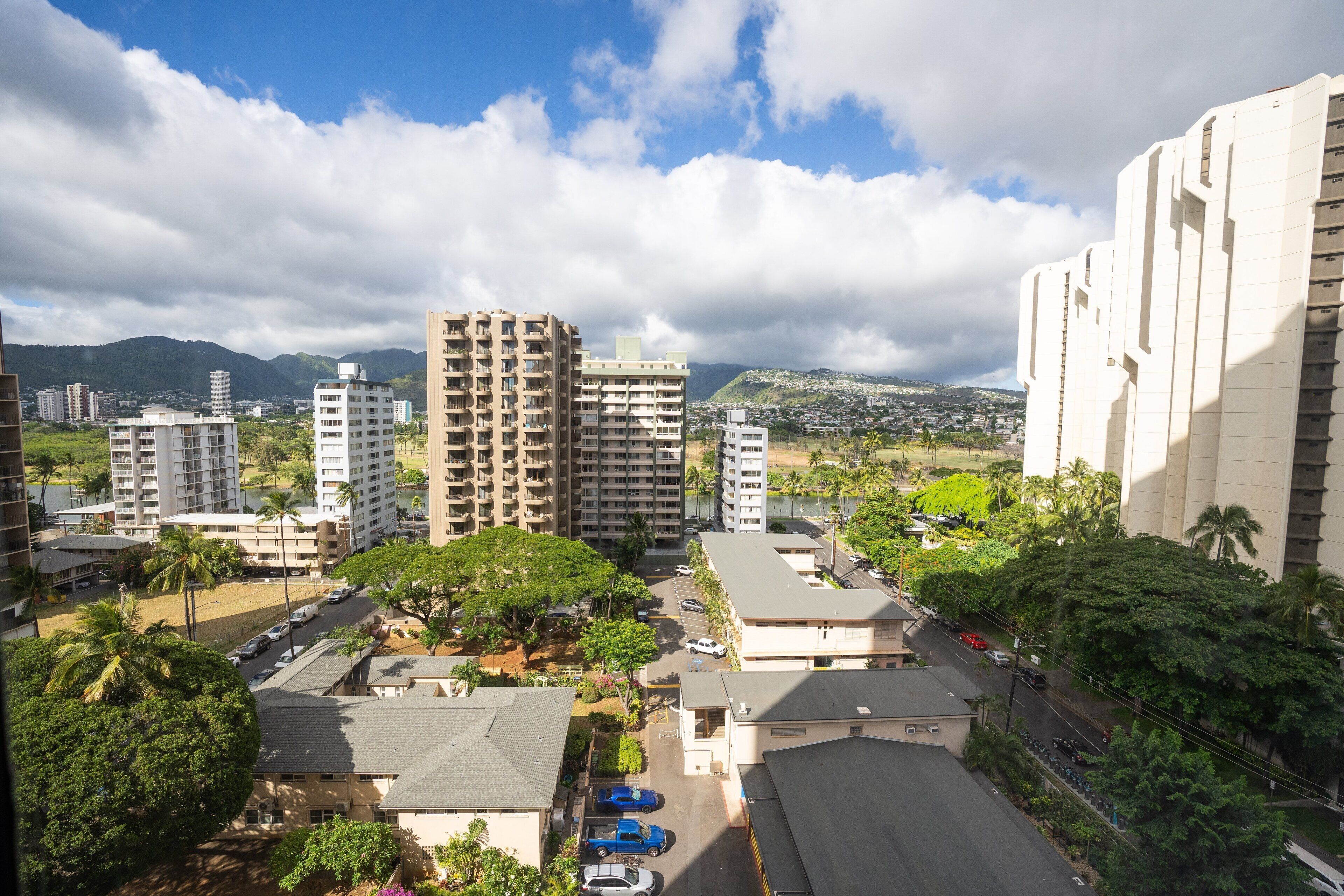 Onsite parking, car charging station