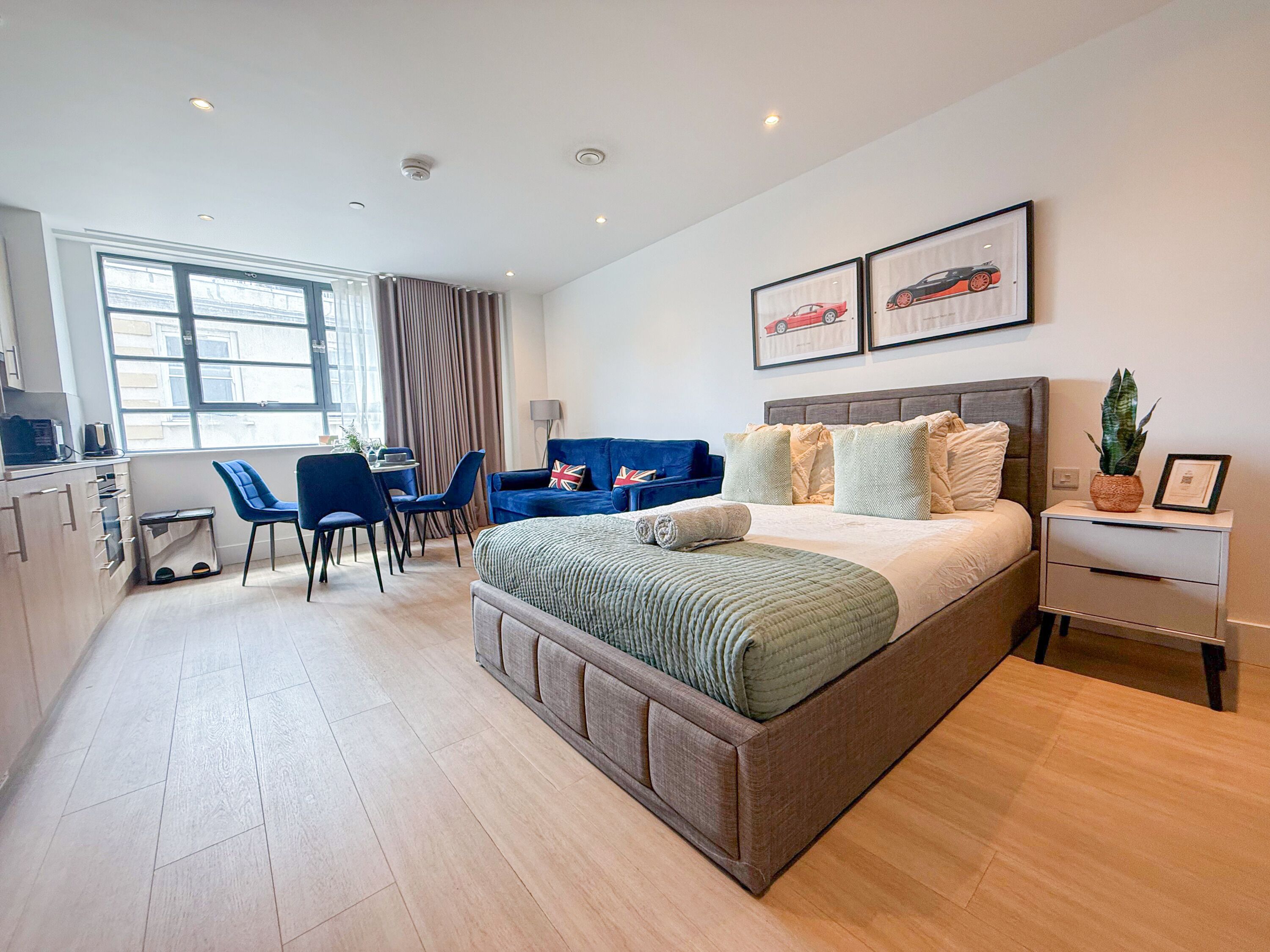 1 soverom, strykejern/-brett, wi-fi og sengetøy