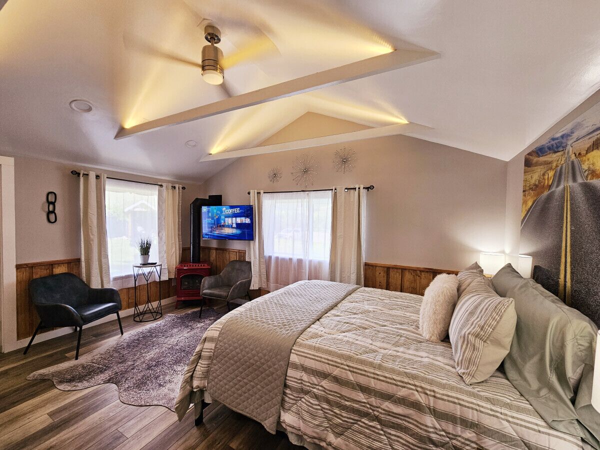 1 Schlafzimmer, Schreibtisch, Bügeleisen/Bügelbrett, WLAN