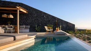 Una piscina riscaldata