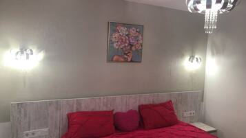 1 chambre, fer et planche Ă  repasser, Wi-Fi, draps fournis