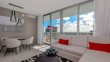 Luksusleilighet, 3 soverom, balkong, byutsikt | Byutsikt