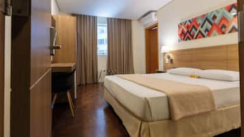 Comfort Double Room, Mobility Accessible | In-room safe, desk, laptop workspace, iron/ironing board
