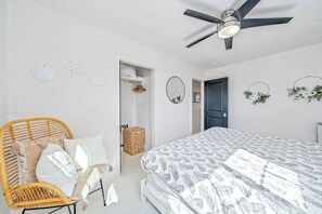 2 bedrooms, iron/ironing board, travel crib, WiFi