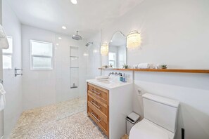 Shower, hair dryer