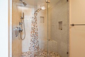 Shower, hair dryer