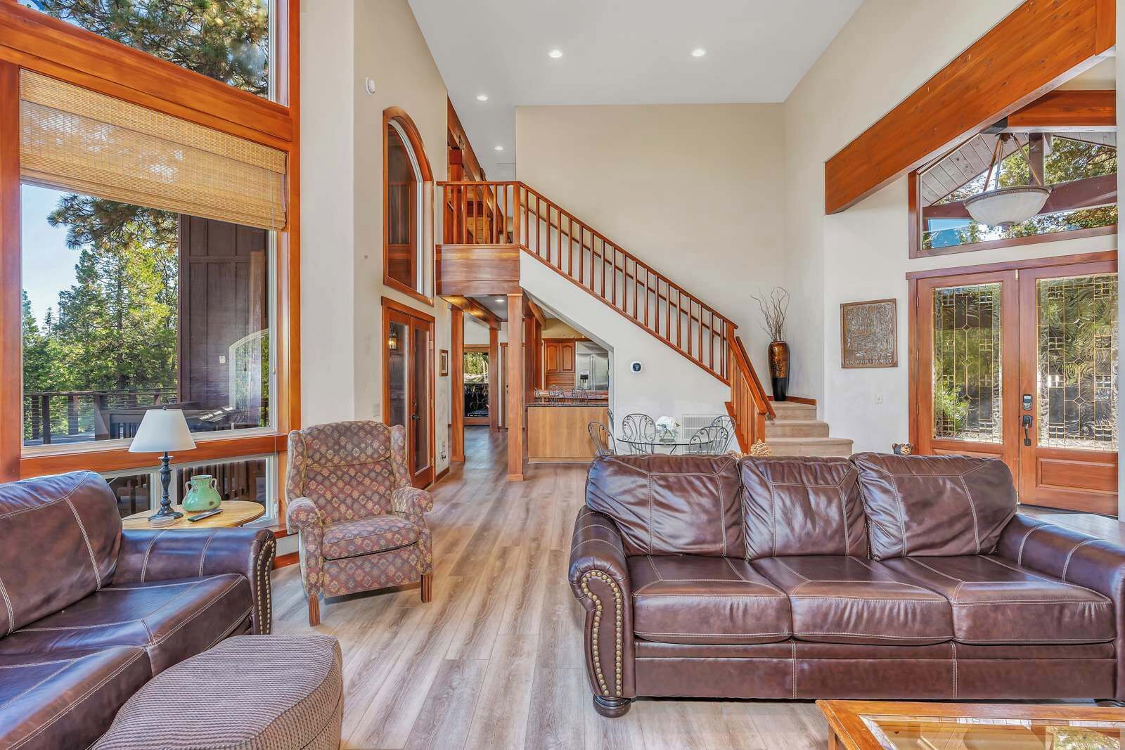 TV, fireplace, DVD player, foosball