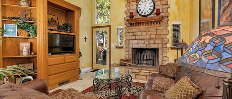 تلفزيون، مدفأة