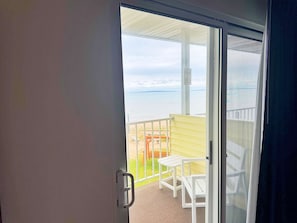 Chambre, 2 grands lits, chambres communicantes, vue lac | Balcon