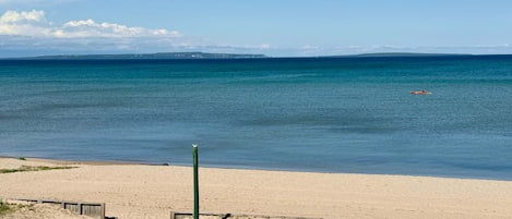 Private beach
