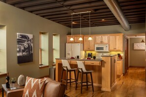 Living area - 3rd Street Lofts (Wausau)