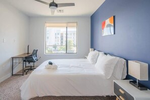 1 室のベッドルーム、アイロン / アイロン台、WiFi、ベッドシーツ