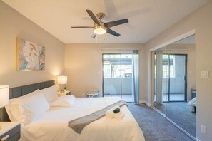 2 間睡房、熨斗/熨衫板、Wi-Fi、床單