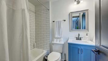 Shower, hair dryer
