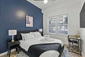 2 chambres, fer et planche à repasser, Wi-Fi, literie fournie