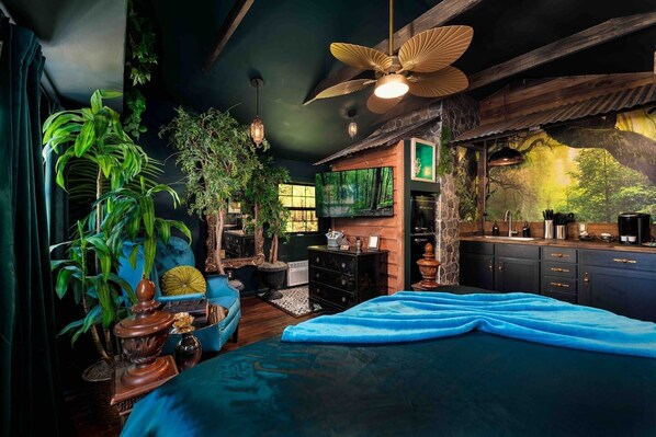 1 chambre, bureau, fer et planche à repasser, Wi-Fi gratuit