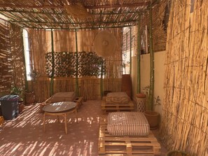 Family Apartment, City View | Terrace/patio - Aux Nuits de Miel - Marrakech  (Marrakech)