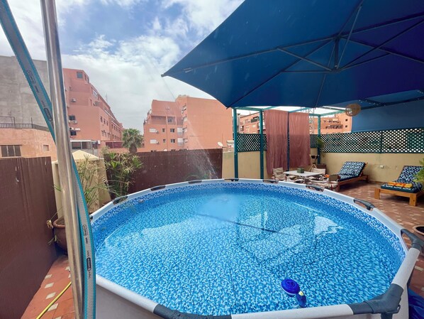 Family Apartment, City View | Terrace/patio