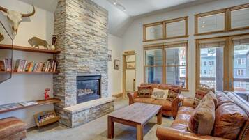 TV, fireplace, DVD player