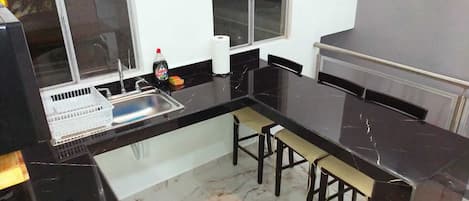 Family Loft, Multiple Beds, Kitchenette, City View | Private kitchen | Blender, mixer, paper towels
