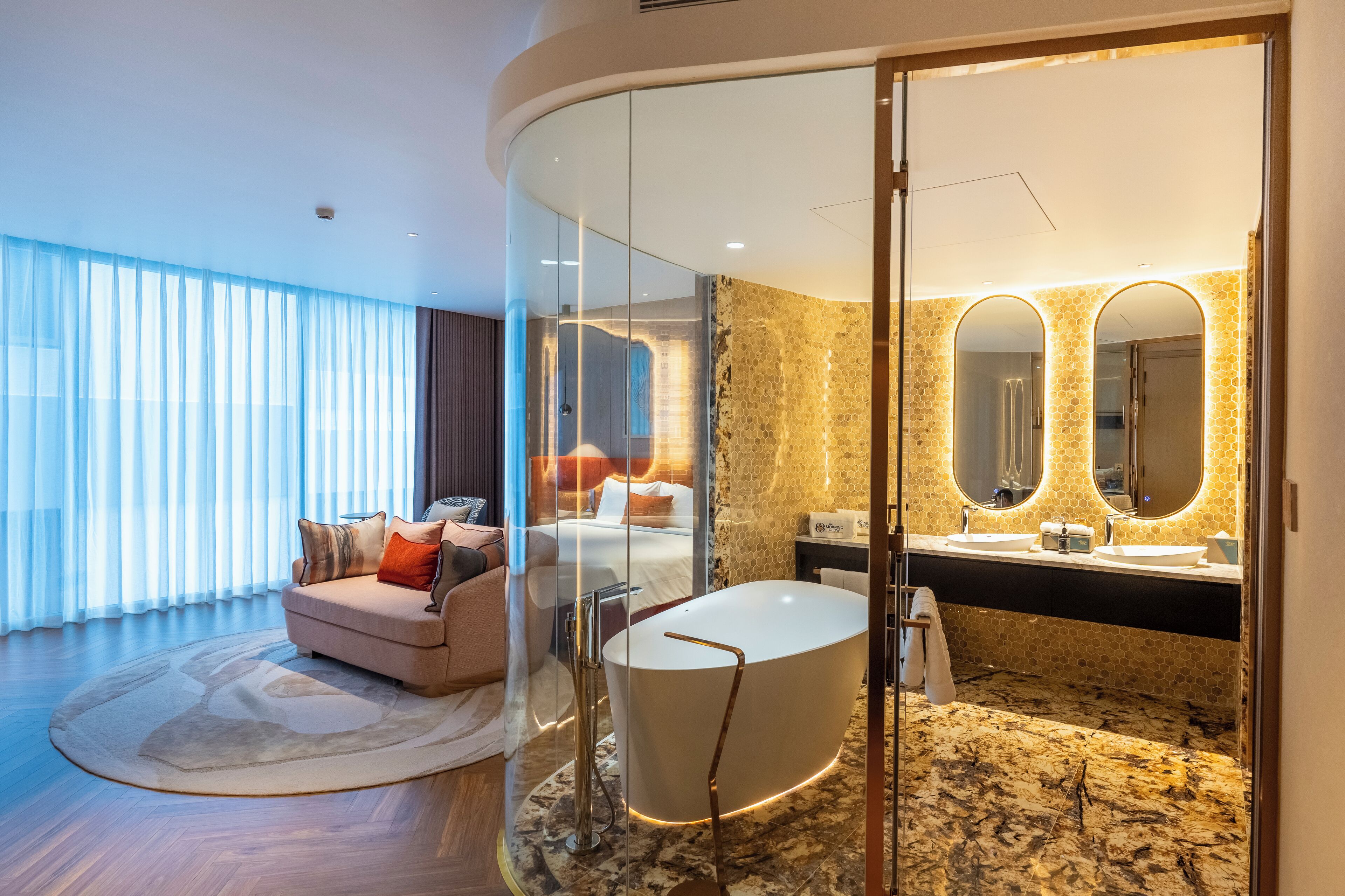 Junior-Zimmer, 1 King-Bett, Meerblick