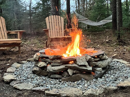 Glamping at Maine Water Buffalo Farm