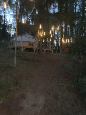 Overnattingsstedets uteområder