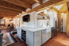 Interior - Puerta de India - Monthly Rental, Kiva Fireplace (Santa Fe)