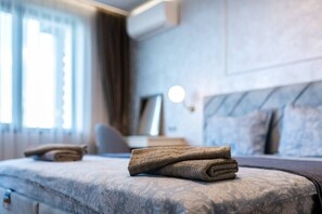 1 室のベッドルーム、アイロン / アイロン台、WiFi、ベッドシーツ