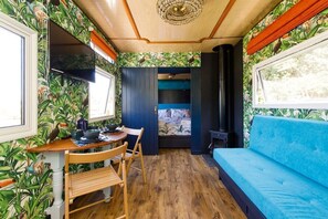Interior - Restored Showman's Carriage with King Bed (Batchmere)