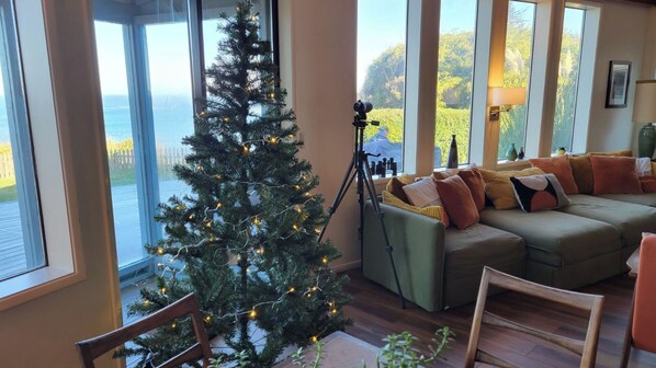 テレビ、暖炉、書斎 / ワークスペース