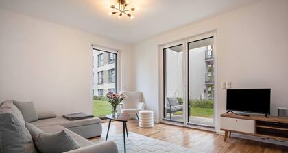 Ferienwohnung 'Modernes Loft Mit Terrasse' mit Privatem Garten und Wi-Fi