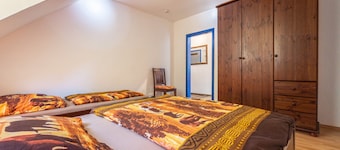 Holiday Apartment 4 with Private Garden, Balcony and Wi-Fi