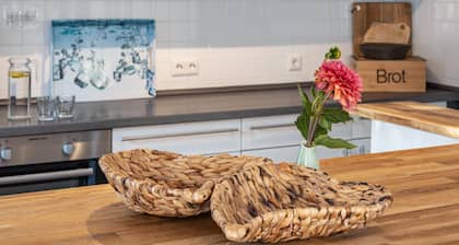 Ferienwohnung 5 mit privater Terrasse, privatem Garten und Wi-Fi