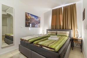 1 makuuhuone, ilmainen Wi-Fi, vuodevaatteet