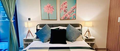 1 chambre, fer et planche à repasser, Wi-Fi, draps fournis
