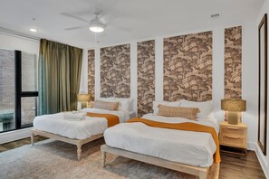 4 chambres, fer et planche Ă repasser, draps fournis