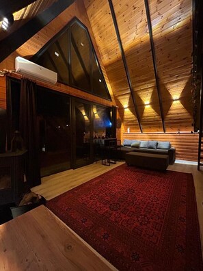 70-inch TV with satellite channels